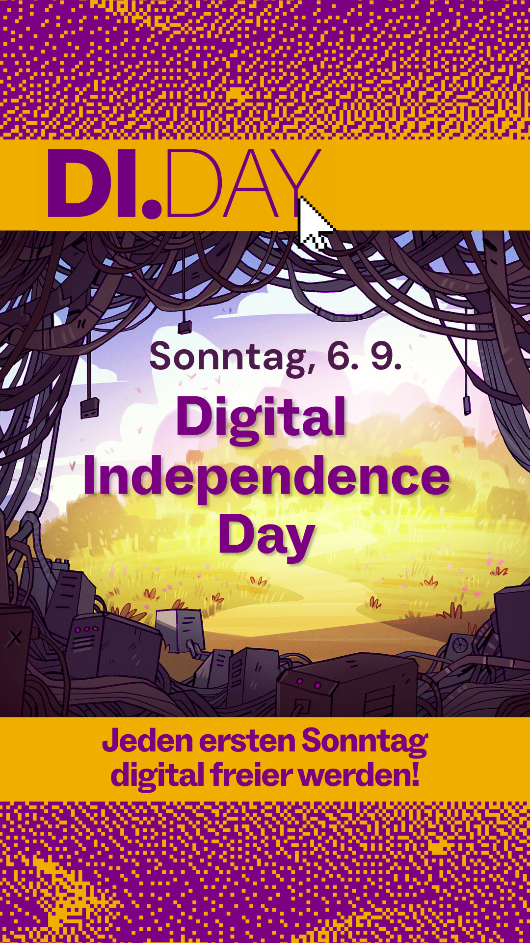 Sonntag 6.9 Digital Independe Day Ankündigung Sonntag 6.9 Digital Independe Day Ankündigung