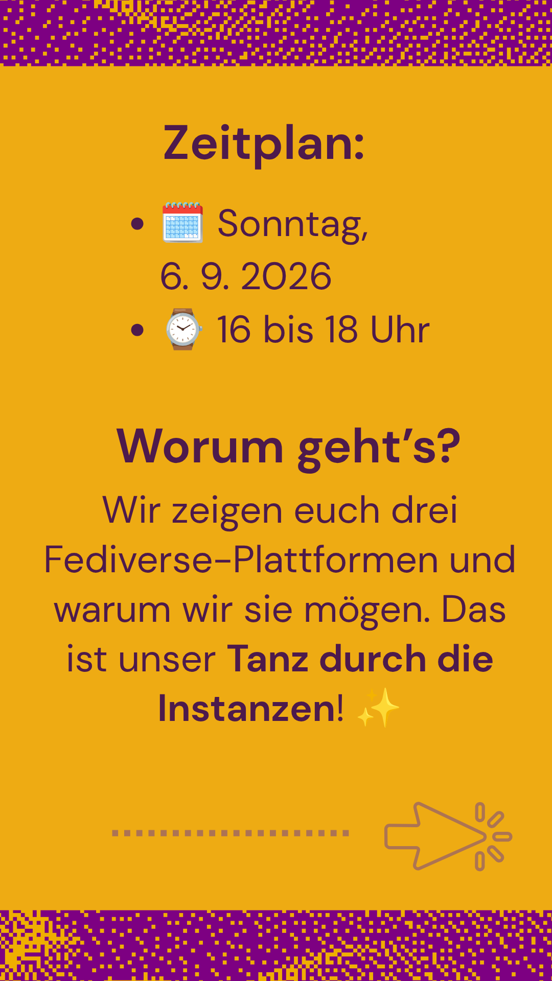 Worum geht's? Wir zeigen euch drei Fediverse Plattformen und warum wir sie mögen. Das ist unser Tanz durch die instanzen! Worum geht's? Wir zeigen euch drei Fediverse Plattformen und warum wir sie mögen. Das ist unser Tanz durch die instanzen!